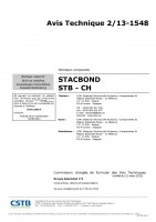 STACBOND – Avis Technique – Cassette
